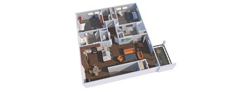 a floor plan of a house