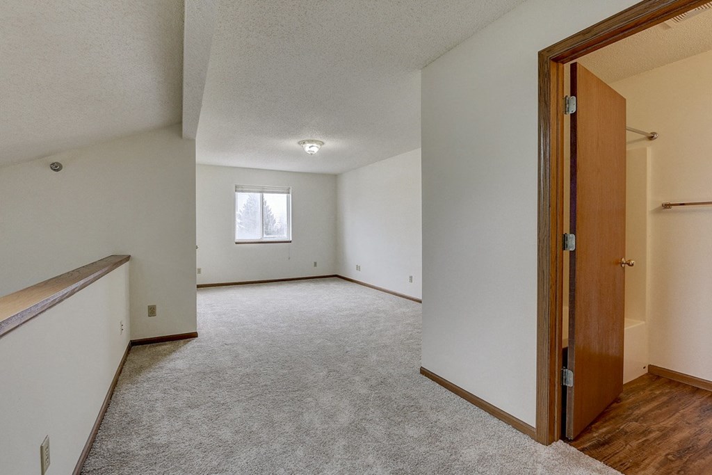 the living room is spacious and ready for you to use