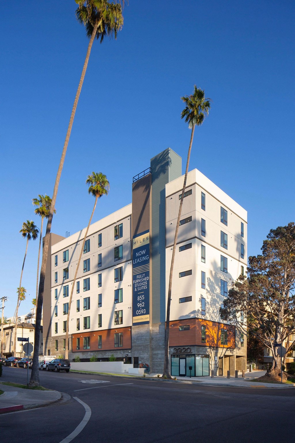Exterior at Miles at Harvard, Los Angeles, California