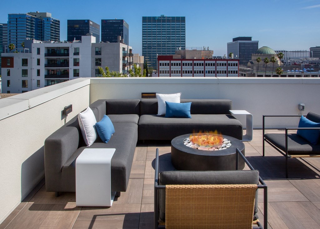 Rooftop Patio at Miles at Harvard, Los Angeles, CA