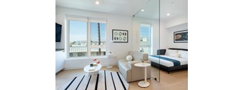 Studio Bedroom at Miles at Harvard, Los Angeles, CA, 90020