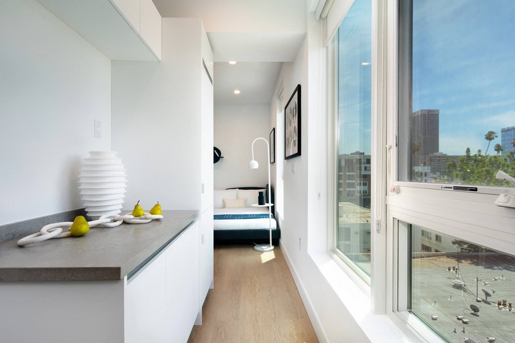 Expansive Window at Miles at Harvard, Los Angeles, California