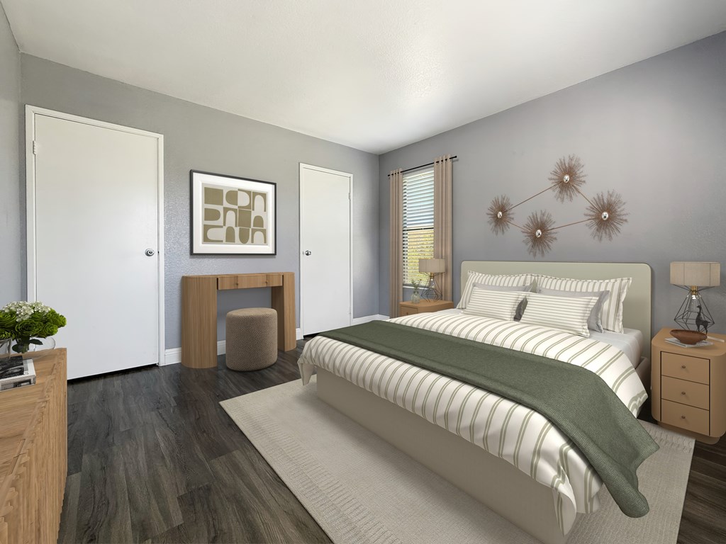 Large Bedroom at Broadview Apartments, San Bernardino, CA 92407