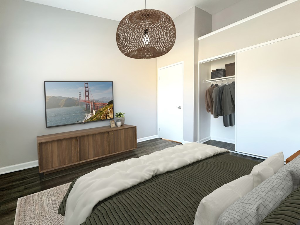 Spacious Bedroom at Charlmont Village Apartments, California, 91764