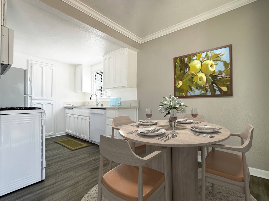 Elegant Dining Space at Charlmont Village Apartments, Ontario, 91764