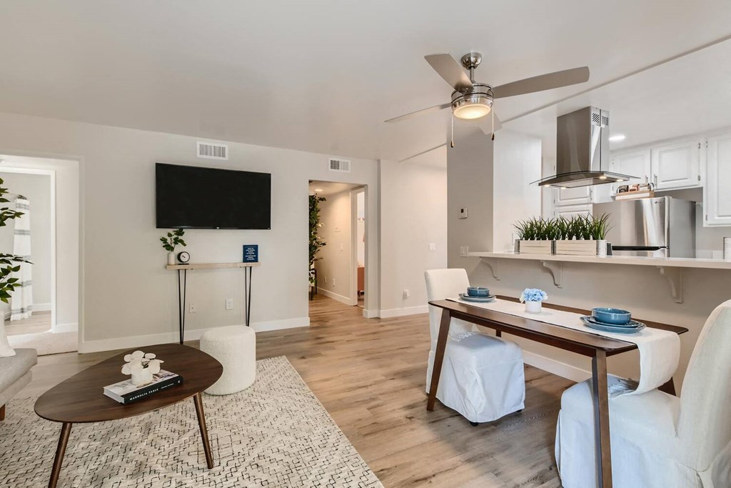 Living Room With Kitchen at Carmel at the Colony, Ontario