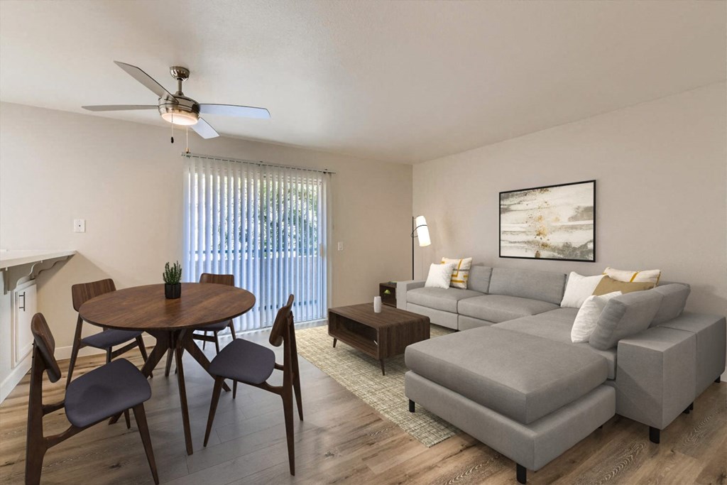 Living Room Interior at Carmel at the Colony, Ontario, 91761