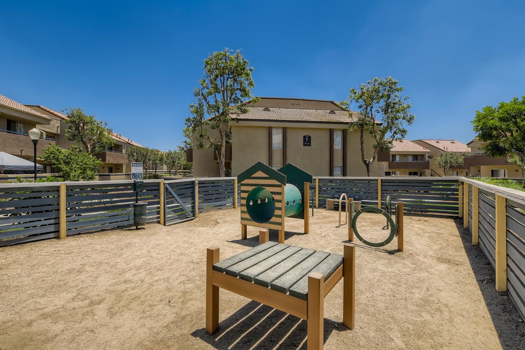 Dog park view at Carmel at the Colony, California, 91761