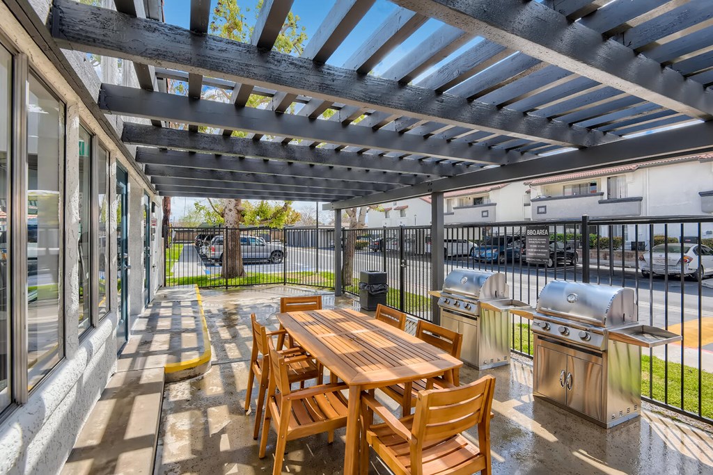 BBQ Grill Area at Azul Apartments, Hemet, California