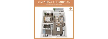 Catalina Floor Plan at Haven at La Mesa, San Diego, CA