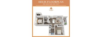 Helix Floor Plan at Haven at La Mesa, San Diego, CA
