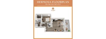 Hermosa Floor Plan at Haven at La Mesa, San Diego, CA