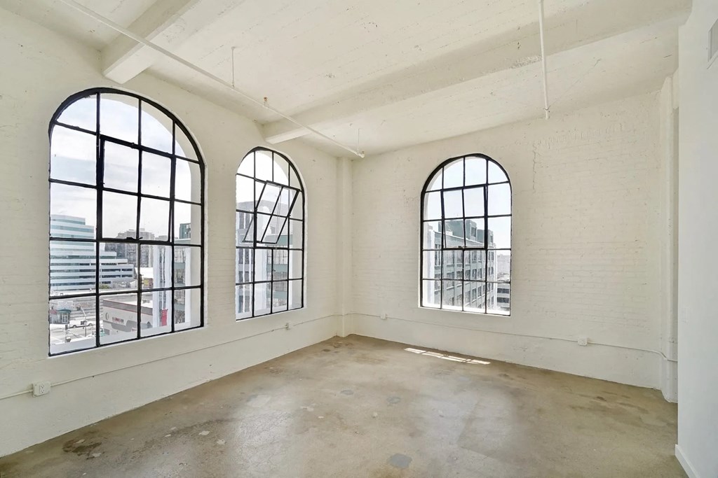 GamerHive Apartments Vacant unit  living room view 3