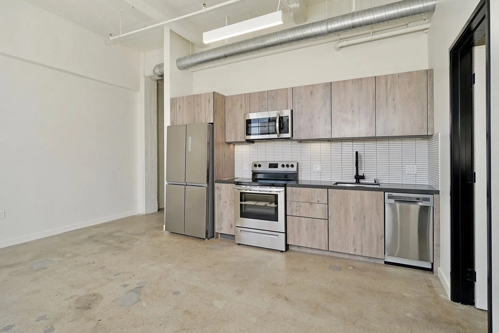 GamerHive Apartments Vacant unit  kitchen