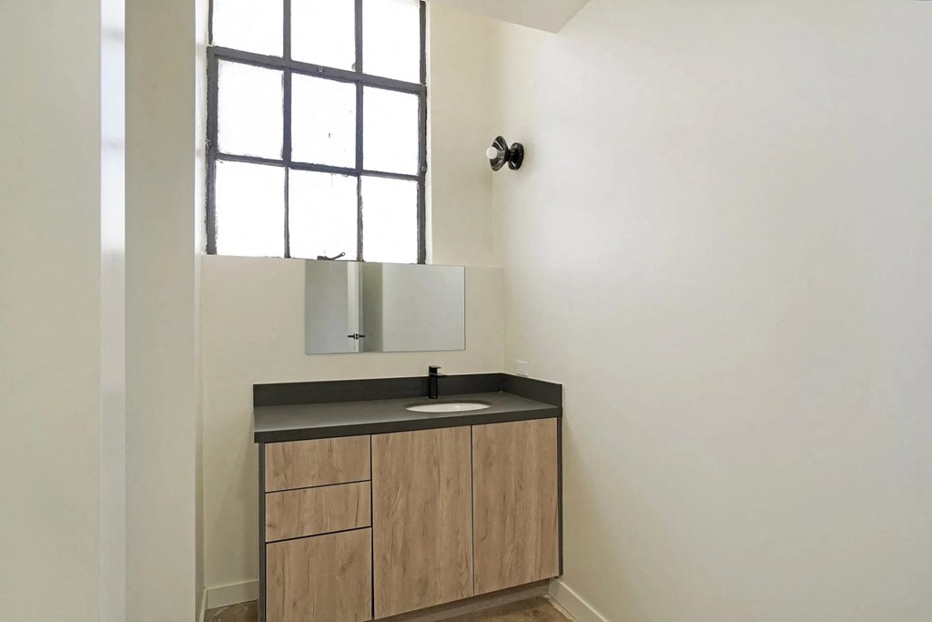 GamerHive Apartments Vacant unit bathroom sink