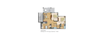 a floor plan of a house