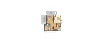 a floor plan of a house