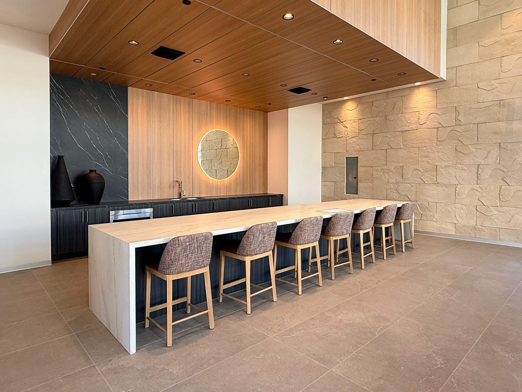 Coffee Bar Table at The Park on Washington, Murrieta California