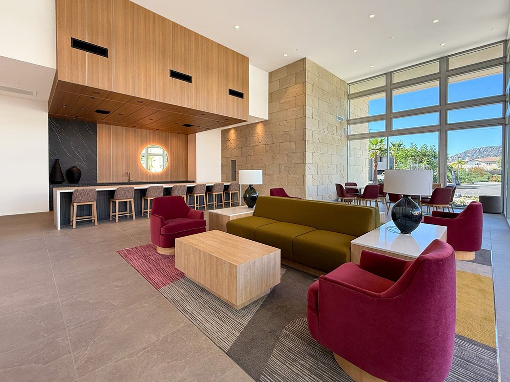 Clubroom With Kitchen at The Park on Washington, Murrieta, CA