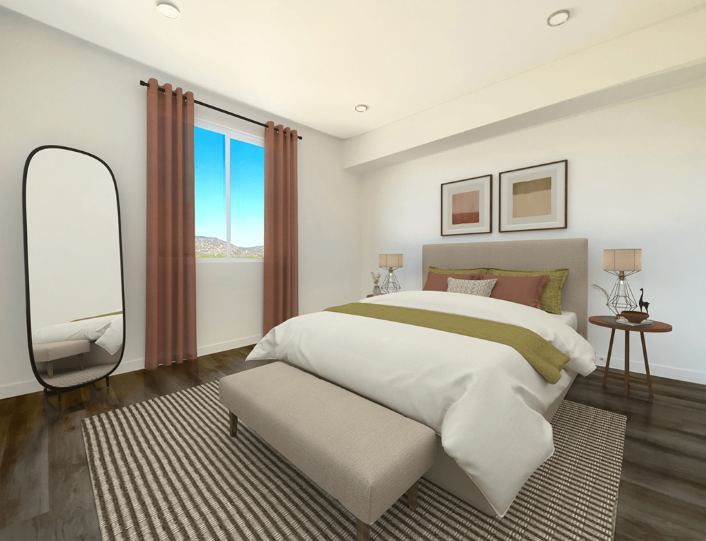 Large Bedroom at The Park on Washington, California
