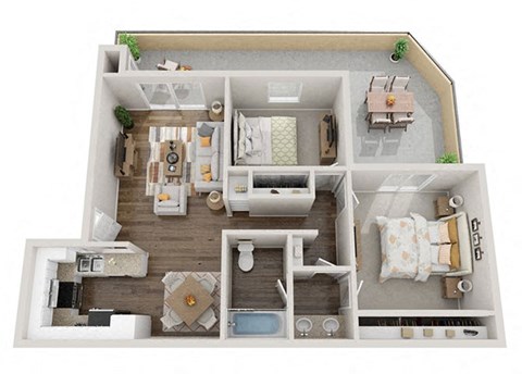 Monterrey Floor Plan at Carmel at the Colony, Ontario, CA