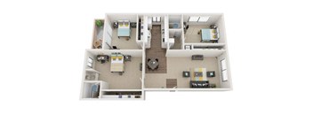 The Highlander Floor Plan at Summer Meadows, Riverside, CA, 92507