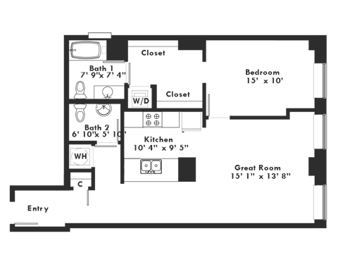 the room basic floor plan