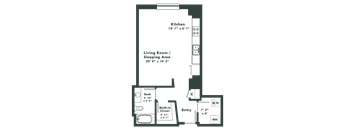 a floor plan of a small house