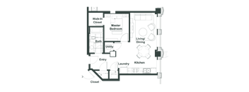 a floor plan of a house