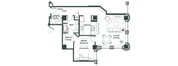 a floor plan of a house