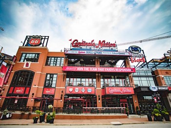 a view of the front of the Cardinal field scoreboard from the Broadway street - Photo Gallery 25