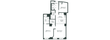 the floor plan of residence villa carlotta