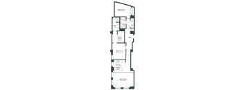 the plan of the ground floor of the house