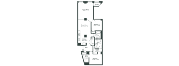 the plan of the ground floor of the house