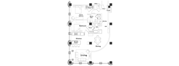a floor plan of a house