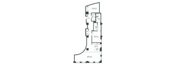 the plan of the ground floor of the house