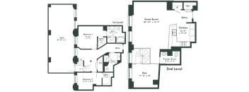 a floor plan of a house
