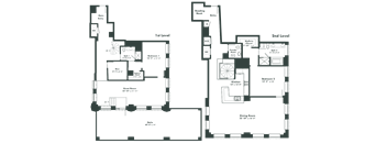 the plan of the first floor of the house
