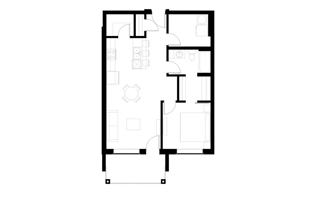 a black and white floor plan of a house