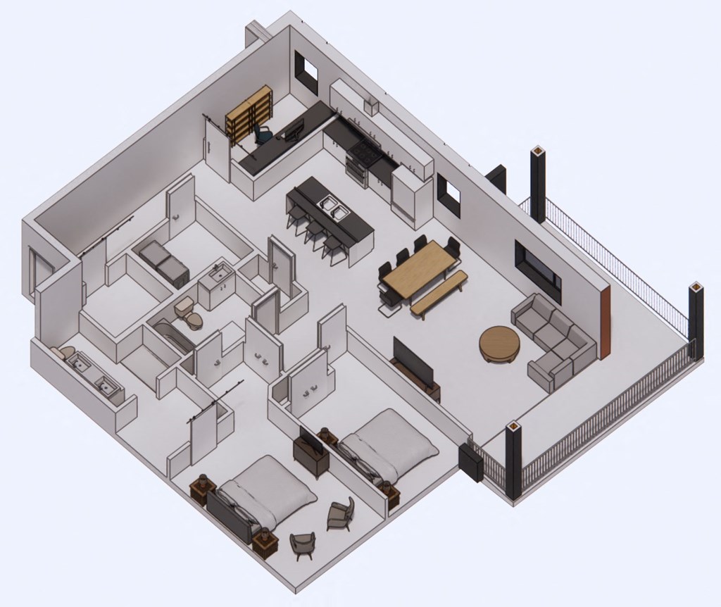a floor plan of a house