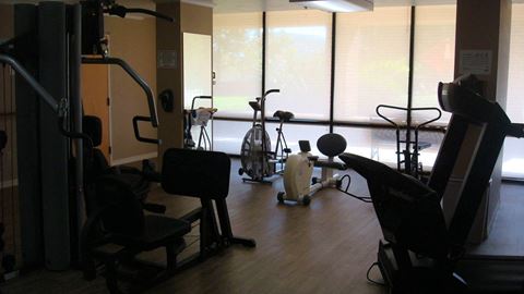 Fitness Area at Hampton Apartments in Clearwater