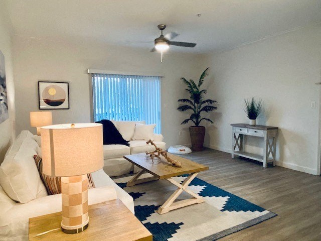 living room at Mainstreet Apartments, Clearwater, FL