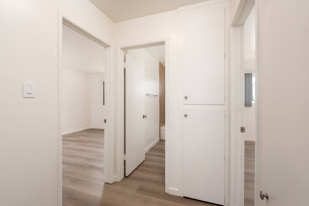 Hallway of a Downstairs 2 BRM Apartment