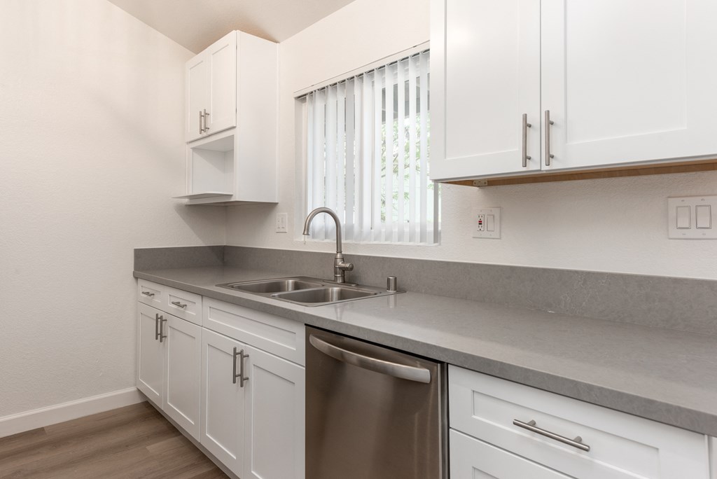 Kitchen of an Upstairs Apartment with Upgraded Amenities