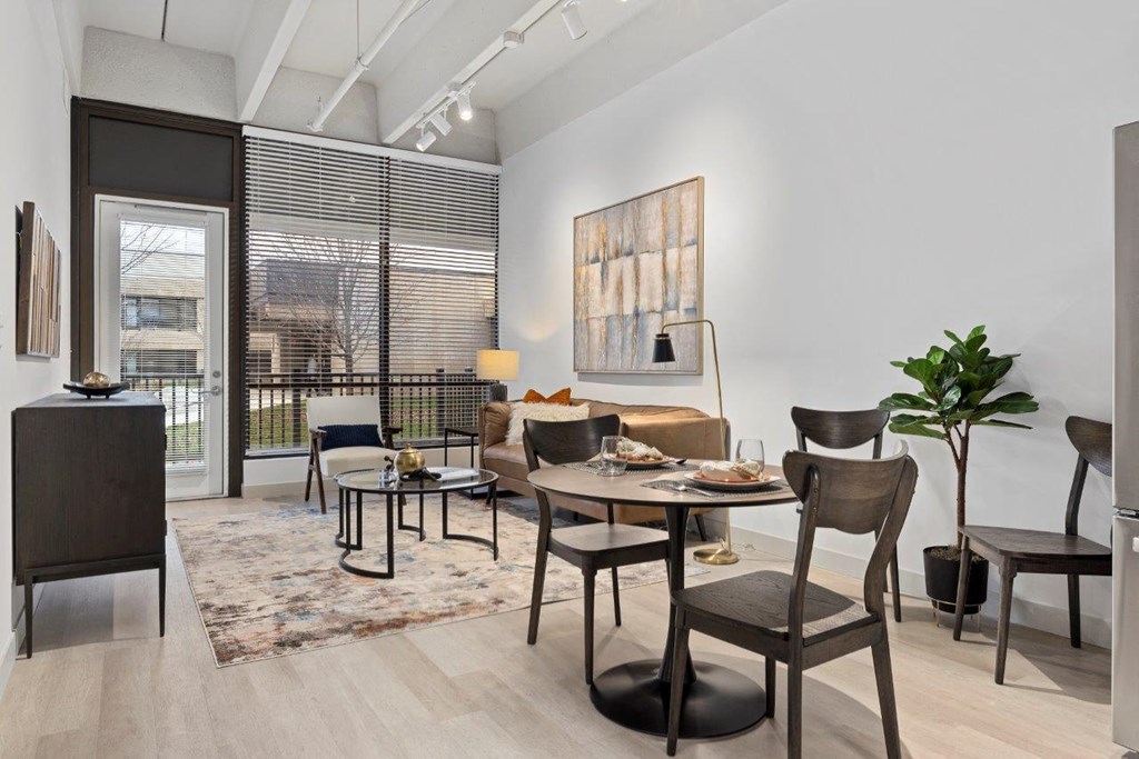 Dining And Living Area at The Residences at Tesson Ridge, Saint Louis, MO