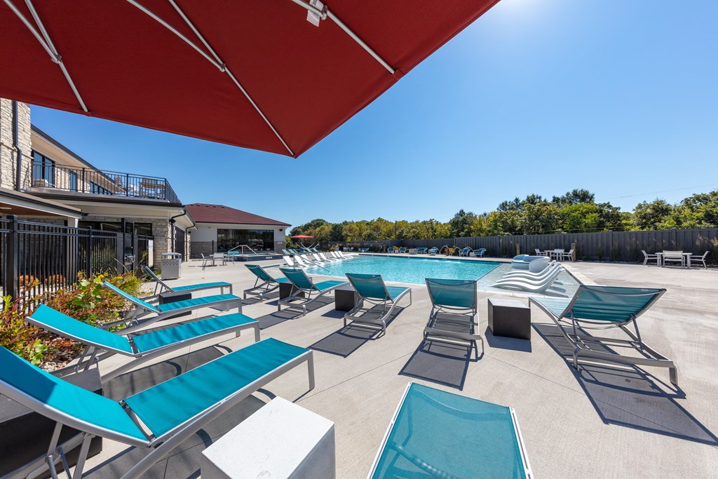 Sundeck and patio at Trinity Woods, Independence, Missouri