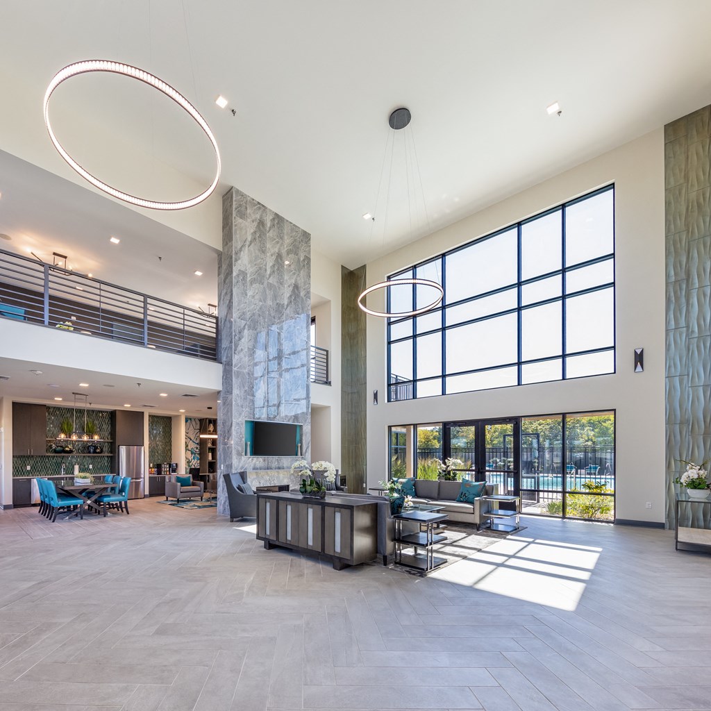 Clubhouse lobby area at Trinity Woods, Missouri