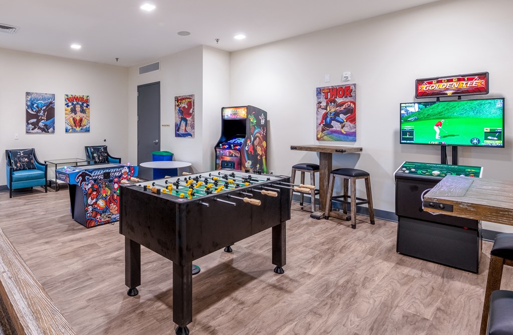 Game room at Trinity Woods, Independence, Missouri