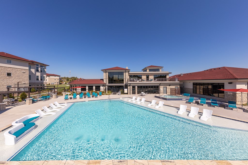 Pool side patio1 at Trinity Woods, Independence, MO, 64015