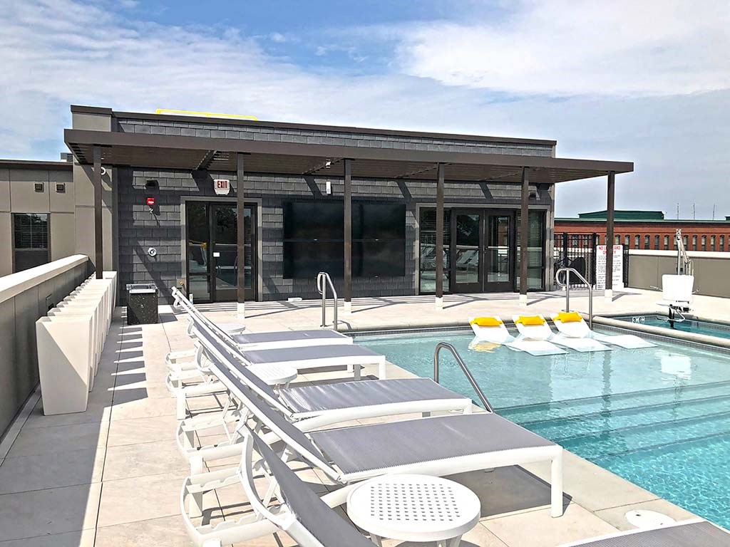 pool at 1400 Russell Apartments, Missouri